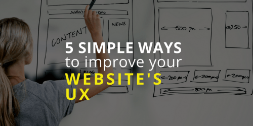5 simple ways to improve your website's ux