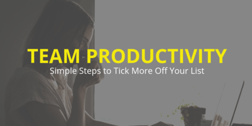 Title image for article on Team Productivity Tips Cover