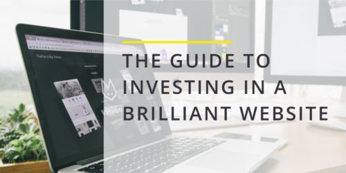 Title image for article on investing in a great website