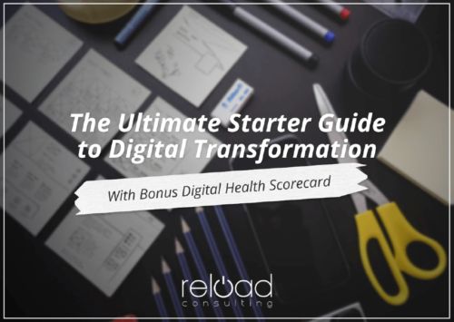 Title image for the Ultimate Starter Guide to Digital Transformation