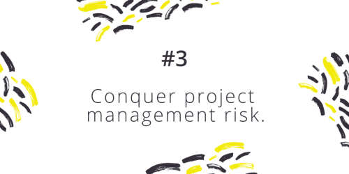 Number 3, Conquer project management risk